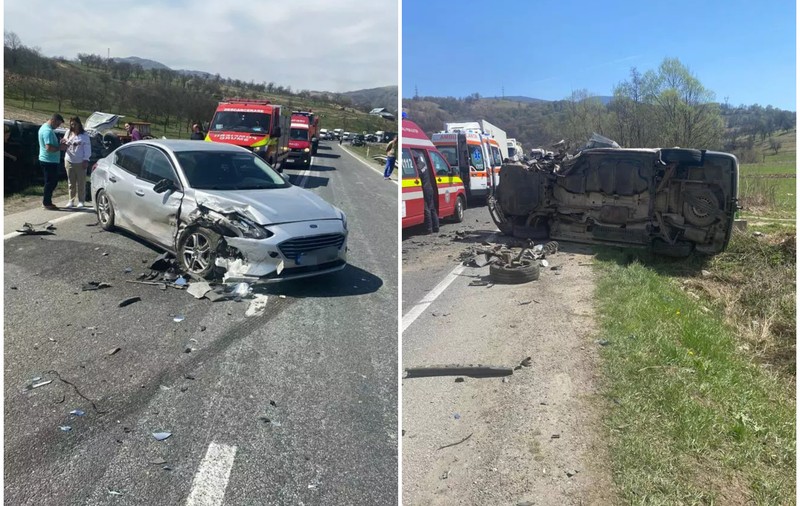 Grav accident rutier în județul Caraș-Severin, cu 10 răniți. A fost declanșat Planul Roșu de Intervenție