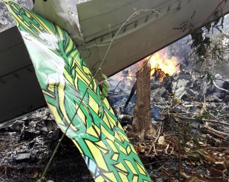 FOTO| Avion prăbușit în Costa Rica în ultima zi a anului. 12 persoane au murit