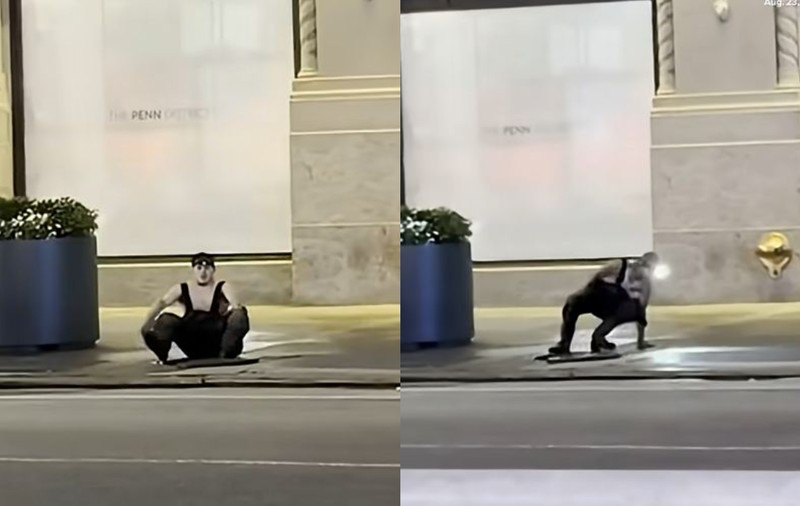 Bărbați filmați în timp ce ieșeau din canale la New York, în mijlocul străzii. Cum explică polițiștii fenomenul
