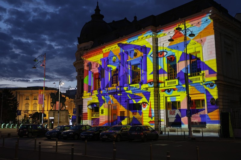 Spotlight – Festivalul Internaţional al Luminii, în București. FOTO;: Vlad Chirea