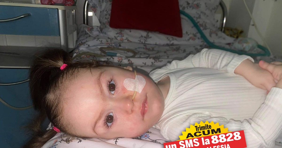 Un vaccin adus din SUA care costă peste 2.100.000 de dolari este singura șansă la viață a micuței Alessia. Fetița suferă de amiotrofie spinală, iar tratamentul salvator este unul genetic