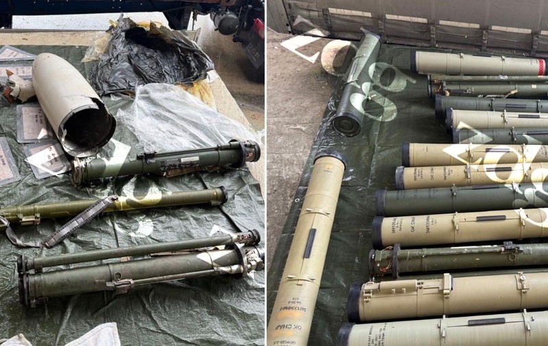 Lansatoarele de grenade și alte arme găsite într-un camion oprit la punctul de trecere Leușeni–Albița. Urmau să fie livrate în Israel
