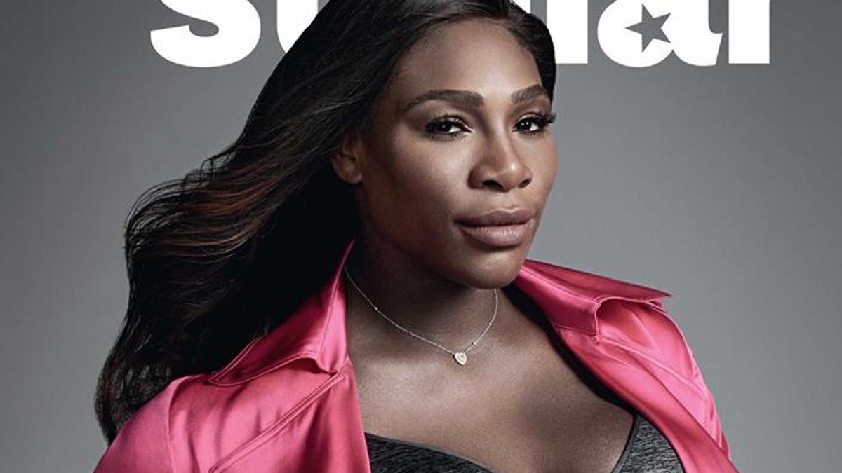 Serena Williams, în luna a 8-a, a pozat în lenjerie