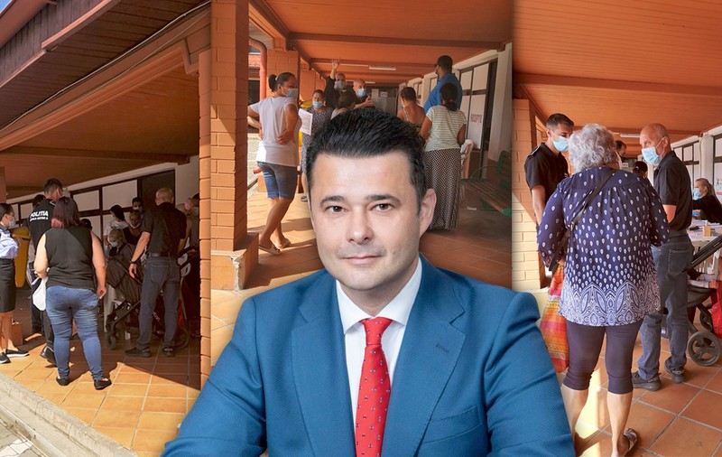 Vin alegerile, coadă în Piața Coșbuc! 100 de lei electorali de la primarul Daniel Florea pentru oamenii cu venituri sub 1.500 de lei din Sectorul 5 al Capitalei