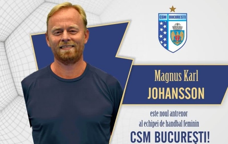 Noul antrenor al echipei feminine de handbal CSM București este suedezul Magnus Karl Johansson