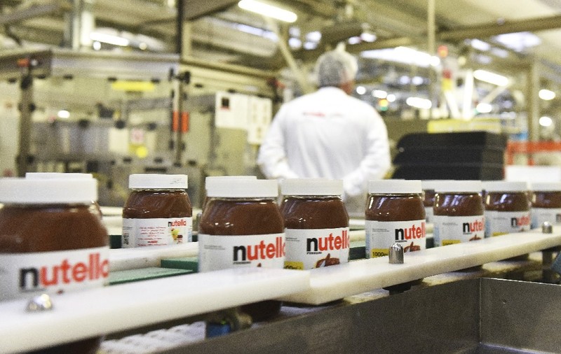 Fabrica Ferrero din Villers-Ecalles, prima fabrică de Nutella a companiei din Normandia, Europa, Franța