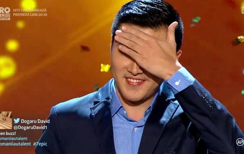 Chinezul de la Românii au talent care a ajuns direct în semifinală. Fang Shuang a interpretat melodia "Copacul"