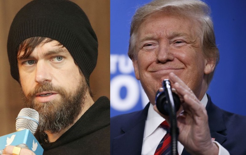 FOTO | Donald Trump s-a întâlnit cu CEO-ul Twitter, Jack Dorsey
