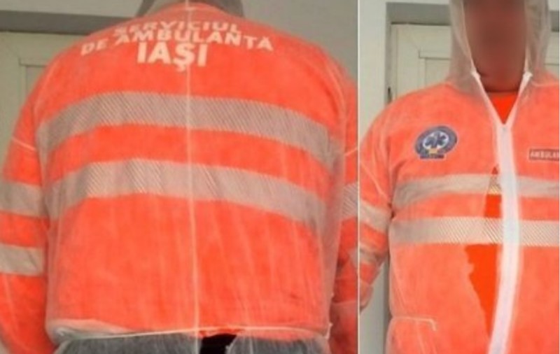 Un ambulanțier din Iași a dat în judecată conducerea instituției. Angajații, trimiși la cazuri de Covid cu combinezoane rupte