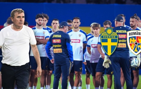 Gică Hagi mizează pe Băluță la mijlocul terenului: echipa cu care vrea să învingă Suedia în Liga Națiunilor