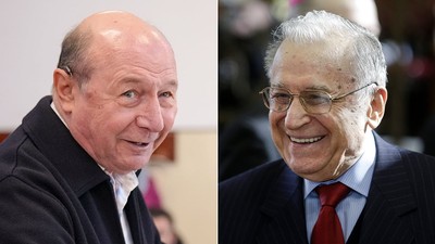 Traian Basescu, Ion Iliescu. Fotografii Hepta, Inquam Photos, Octav Ganea