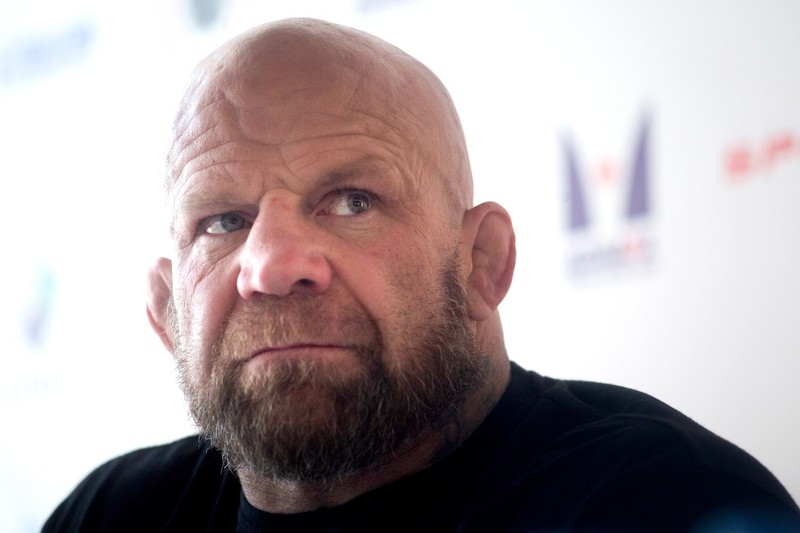 UFA, RUSSIA - DECEMBER 1, 2018: American-Russian mixed martial artist Jeff Monson at a press conference held in support of the Bashkortostan Republic Jiu-Jitsu Federation. Earlier in 2018, Monson became a Russian citizen and a member of Moscow Region's Krasnogorsk City Duma. Vadim Braidov/TASS,Image: 399628694, License: Rights-managed, Restrictions: , Model Release: no