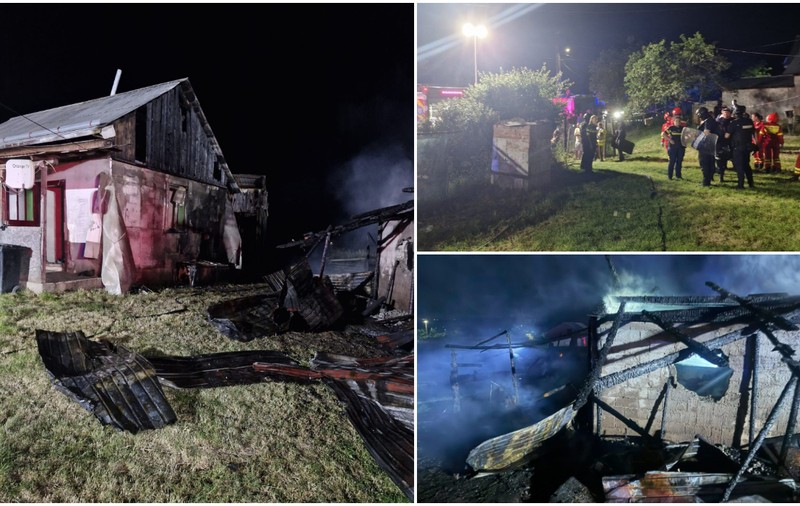 O fată de 15 ani a murit într-o casă distrusă de flăcări la Ilișești, în Suceava. Sora ei mai mică s-a salvat în ultima clipă