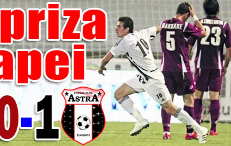 Surpriza etapei: Rapid - Astra Ploieşti 0-1!