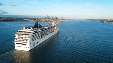 MSC Magnifica at Auckland
