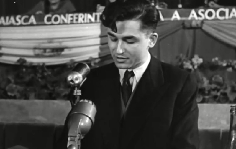 Ion Iliescu, filmat în 1957. Cum arăta acum 68 de ani primul președinte al României de după Revoluție