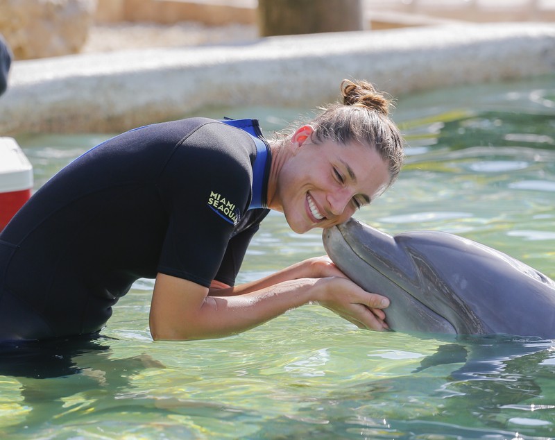 Vedetele tenisului mondial s-au zbenguit cu delfinii la Miami / FOTO & VIDEO