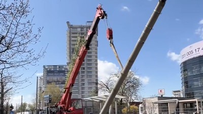 Imagini din Pipera, de pe al doilea mare șantier de tramvai pentru corporatiștii din Nord