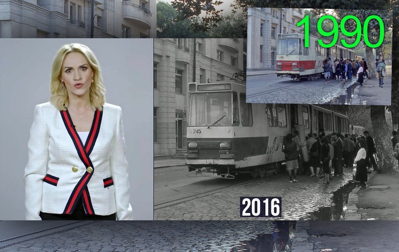 Gabriela Firea minte în bilanțul de primar general! Folosește imagini din 1990 și din 2006-2007 și spune că sunt din 2016, pentru a se lăuda cu realizările din ultimii patru ani