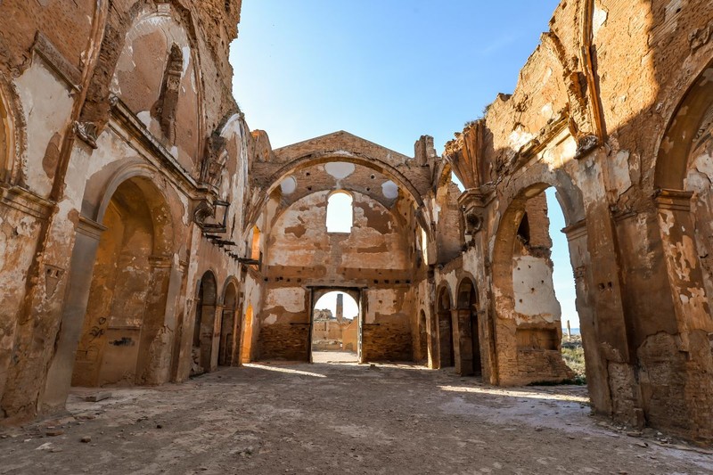 Rămășițele Bisericii Sf. Martin din Belchite. | Foto: 123rf.com