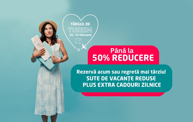 Târgul de Turism Online a început! Profită de reduceri de până la 50% și premii zilnice