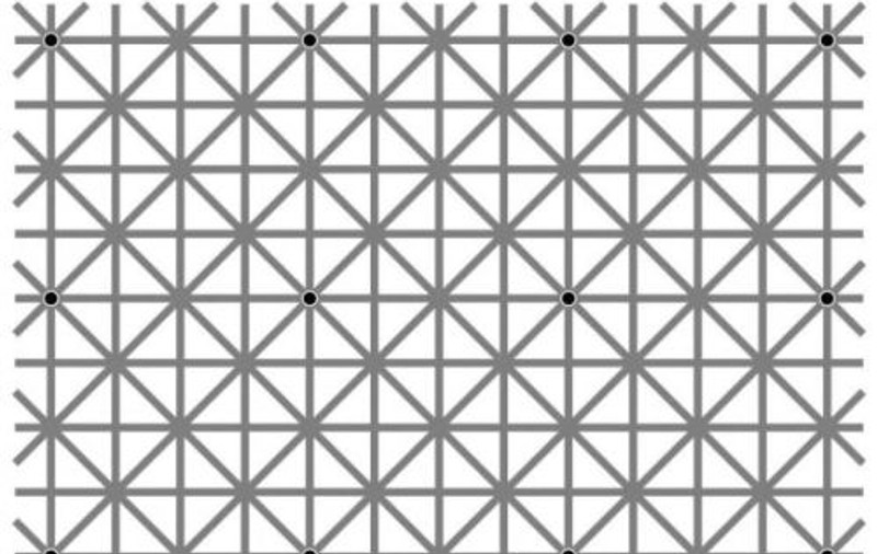 Iluzia optică care a uimit internetul. Tu câte puncte poți vedea? | FOTO