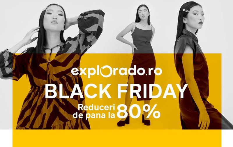 Black Friday aduce reduceri de până la 80 la sută pe Explorado.ro