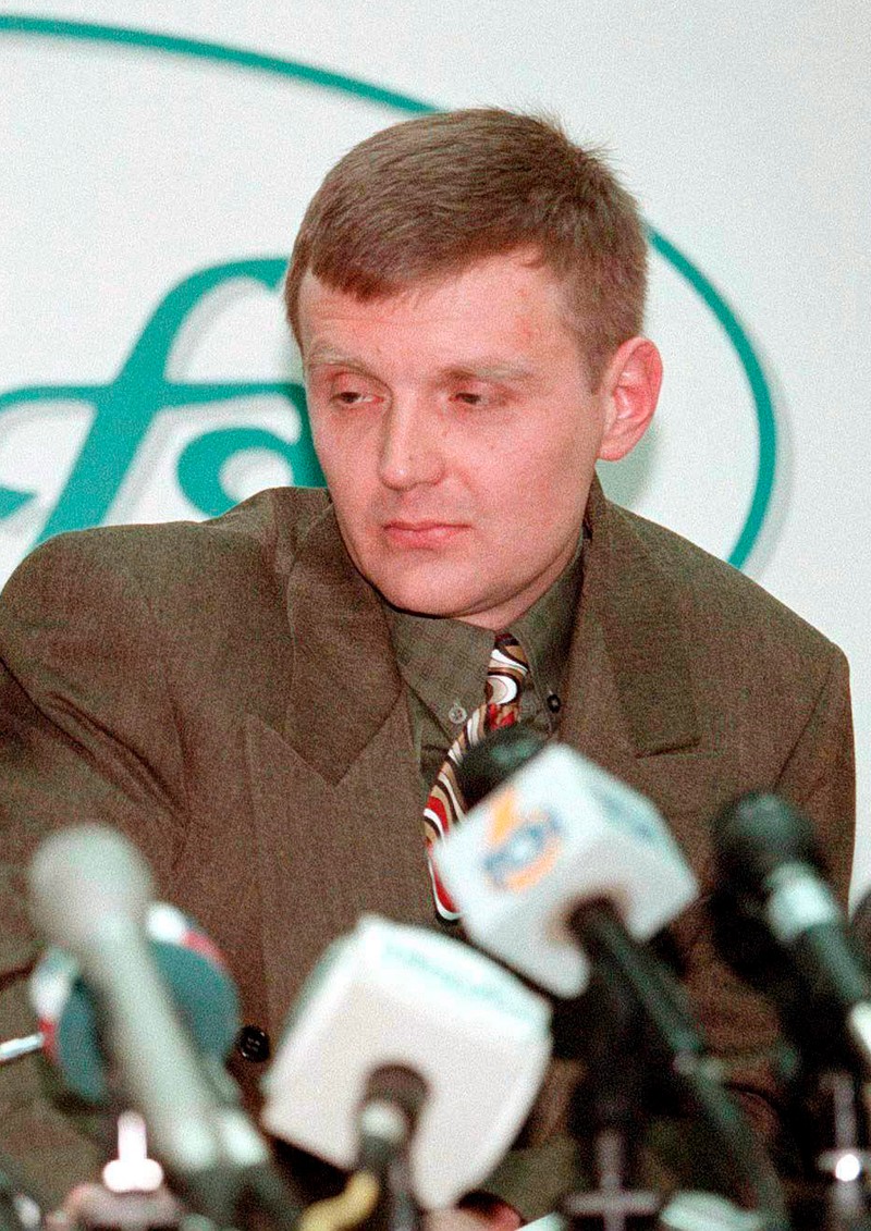 Alexander Litvinenko. Noiembrie 1998. Foto: Epa