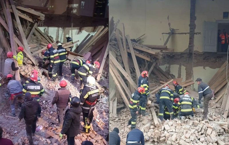 Liceul Tamași Aron, la o zi după prăbușirea clădirii internatului: „Vom face tot ce putem ca să oferim un acoperiș elevilor noștri în luna ianuarie”