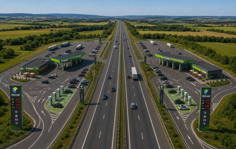 Benzinăria care va funcționa timp de 30 de ani pe autostrada A7, la Milcovul. Condițiile pe care trebuie să le îndeplinească