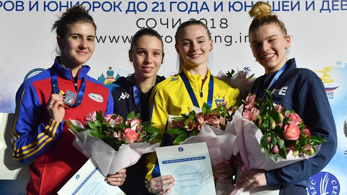 Spadasina Alexandra Predescu a cucerit medalia de argint la Campionatul European de juniori de la Soci, în proba de spadă feminin individual