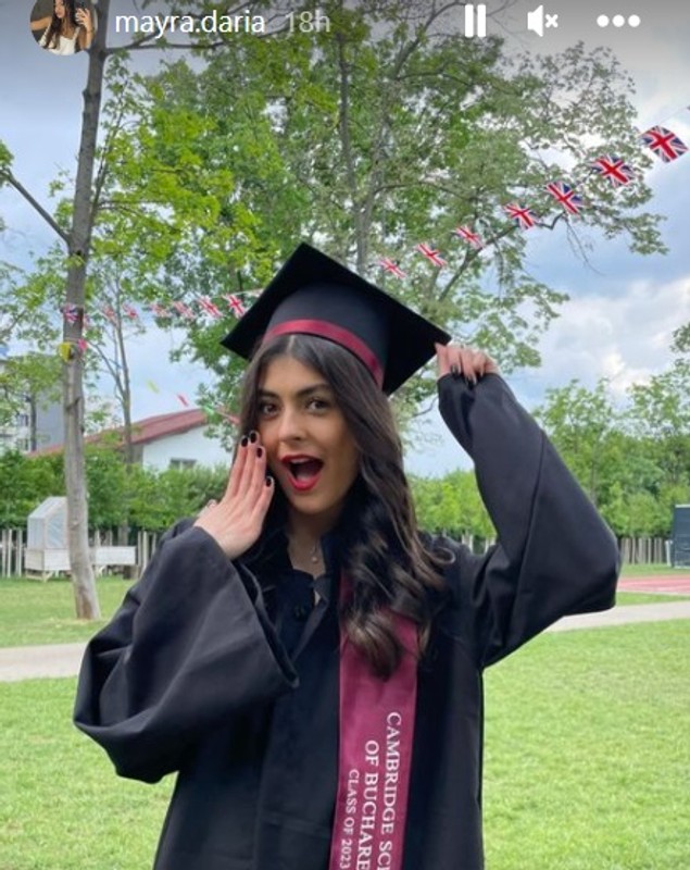 Cum arată unica fiică a lui Ilie Dumitrescu! Mayra Daria a absolvit liceul și își dorește o carieră în actorie