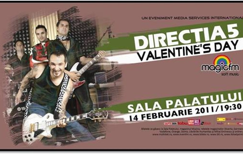 Direcţia 5 va avea trei solişti la concertul de Ziua Îndrăgostiţilor