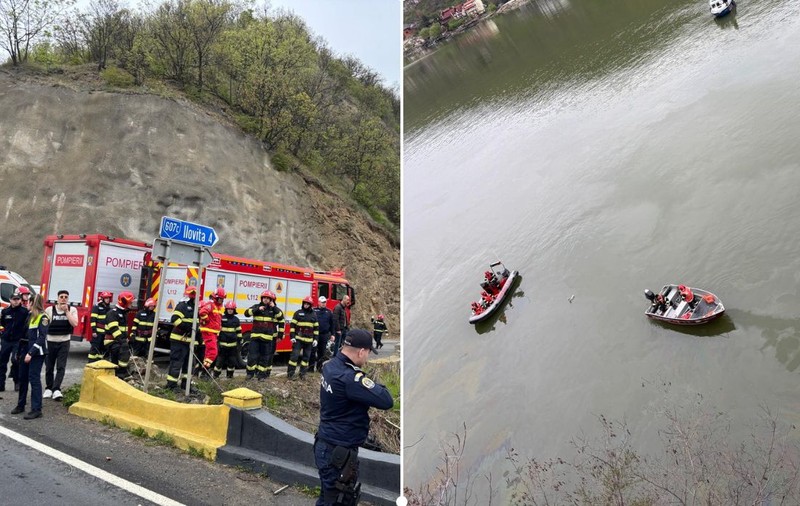 Un microbuz a căzut în Dunăre, în județul Mehedinți. Scafandrii au găsit atât vehiculul, cât și șoferul, un cetățean bulgar