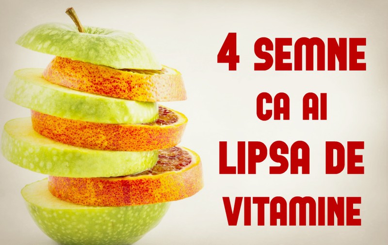 4 SEMNE CĂ AI PIERDUT VITAMINELE DIN ORGANISM