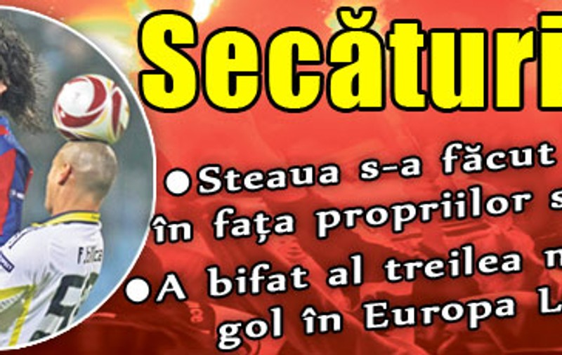 Steaua - Fenerbahce 0-1 / Secăturilor!