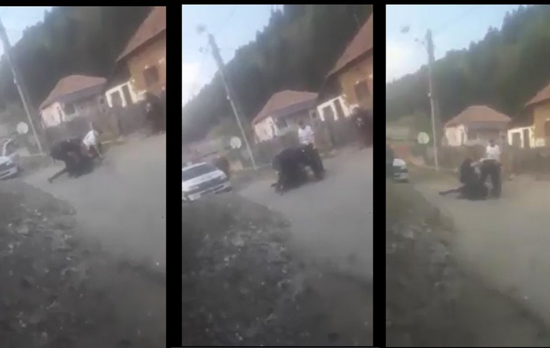 Video | Dosar penal pentru mai mulți polițiști din Horezu, după ce au bătut un localnic nervos