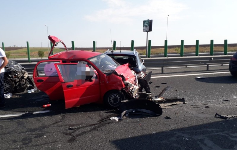 Accident grav pe Autostrada Soarelui, la Valul lui Traian. A intervenit elicopterul SMURD