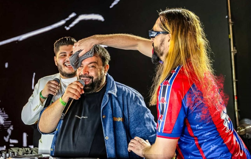Florin Salam, invitat la show-ul lui Salvatore Ganacci de la Neversea Kapital 2025. Momentul manelistului, care a cântat două melodii, a devenit viral