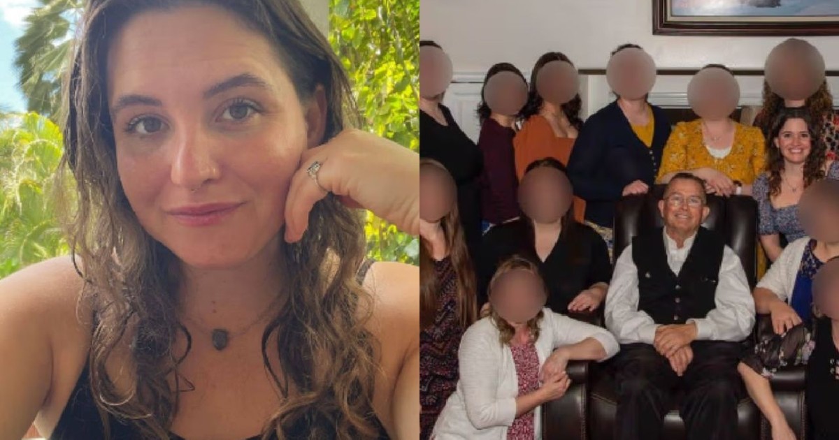 Janet, foto stânga, azi, și femeia alături de frații și surorile ei, în poza din dreapta