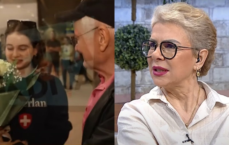 Reacția lui Teo Trandafir când a văzut-o pe Irina Columbeanu în România: „Cât e de frumoasă și de dulce, și fără buze, și fără gene”