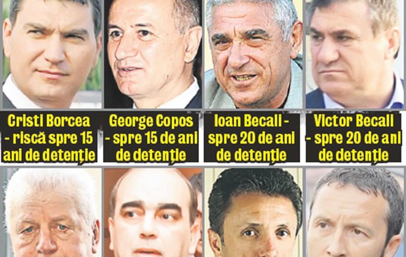 Cei 8 oameni de fotbal implicaţi în Dosarul «Transferurilor» îşi află astăzi sentinţa