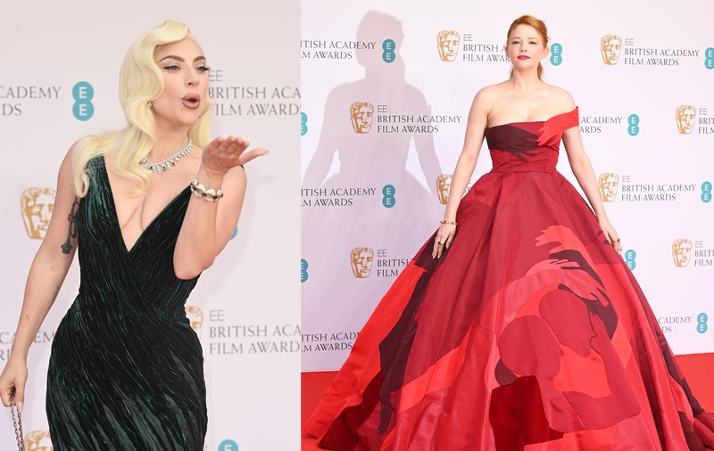 Celebritățile s-au întrecut în ținute la decernarea premiilor BAFTA 2022. Multe au purtat rochii negre pe covorul roșu