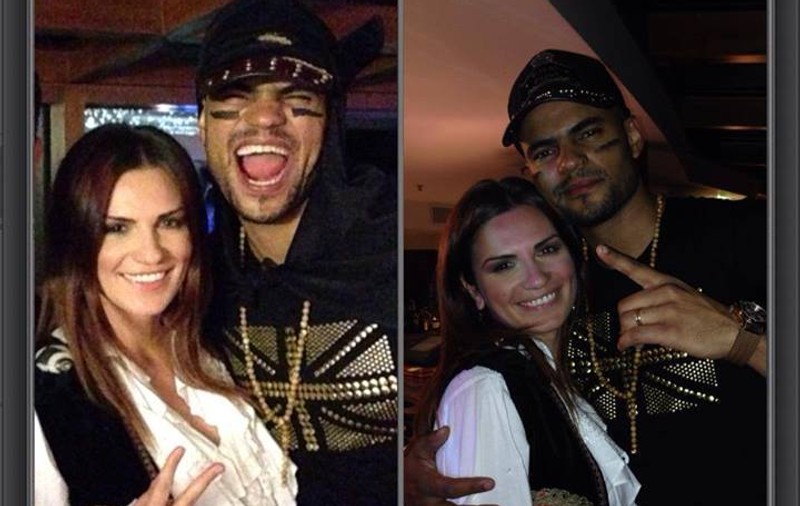 Ellie White a petrecut alături de Mohombi, de Halloween
