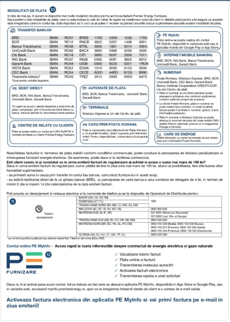 Factura Premier Energy, pagina 4