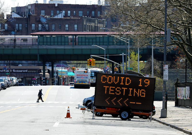 Semn în cartierul Bronx din New York