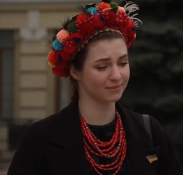 Yaryna Arieva, o mireasă tristă | Foto: Captură video CNN