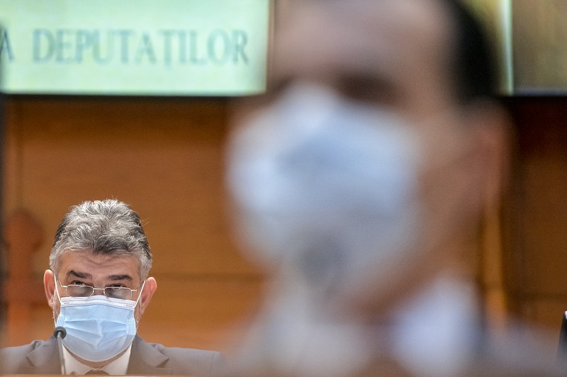 Marcel Ciolacu este președintele Camerei Deputaților, adică al treilea om în stat. Foto: Hepta