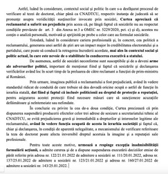 Motivarea judecătorului Ionela Tudor privind suspendarea analizei doctoratului premierului Ciucă