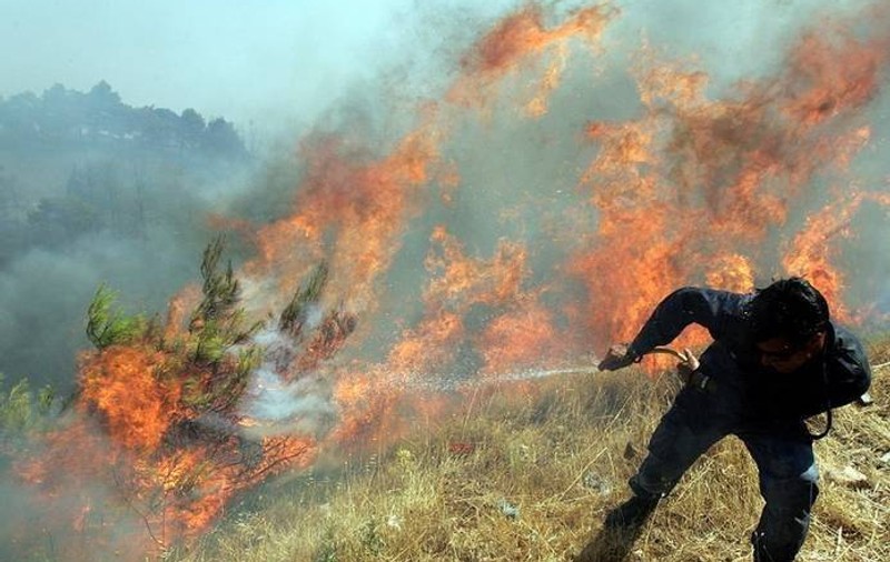Incendiu puternic de pădure în judeţul Braşov, din cauza focului lăsat nesupravegheat
